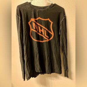 Red Jacket Clothing Co “NHL” distressed long sleeve shirt jersey size S